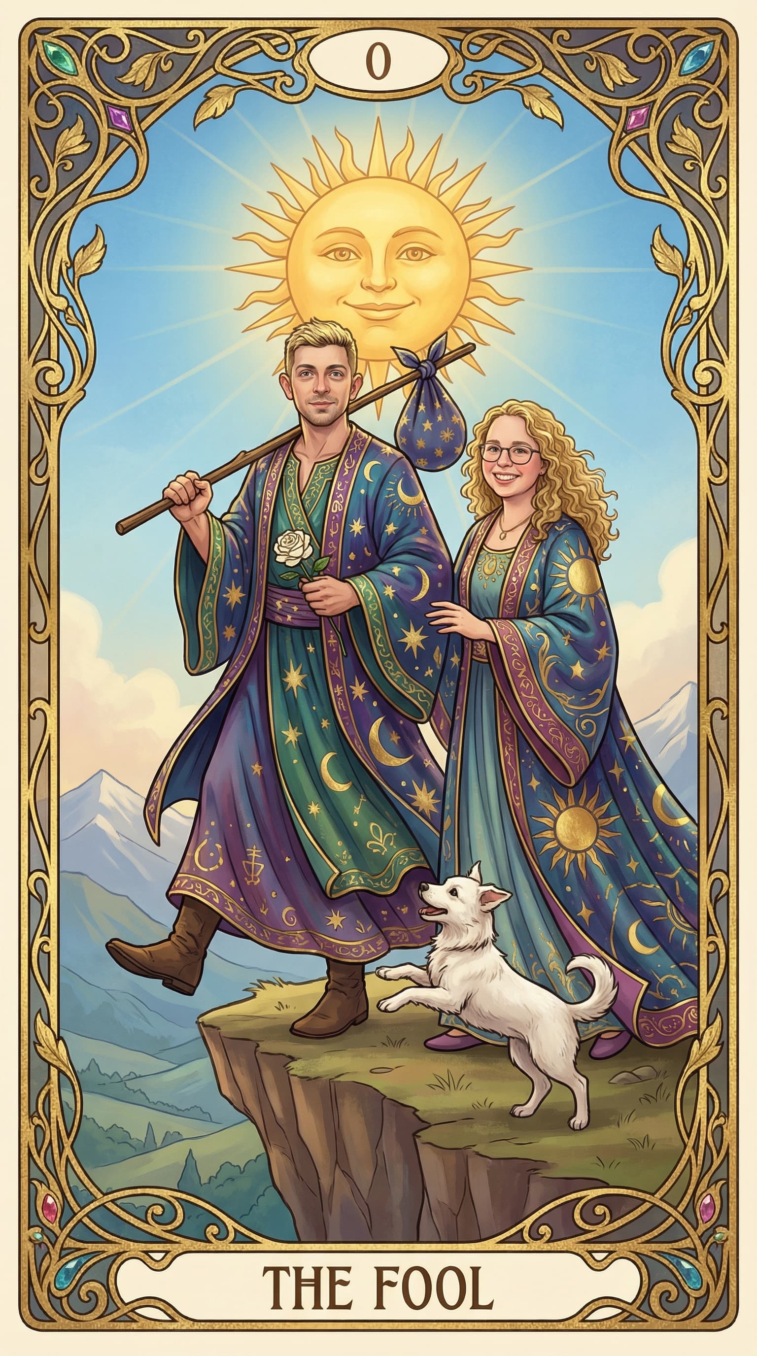 Tarot kochanków example 2