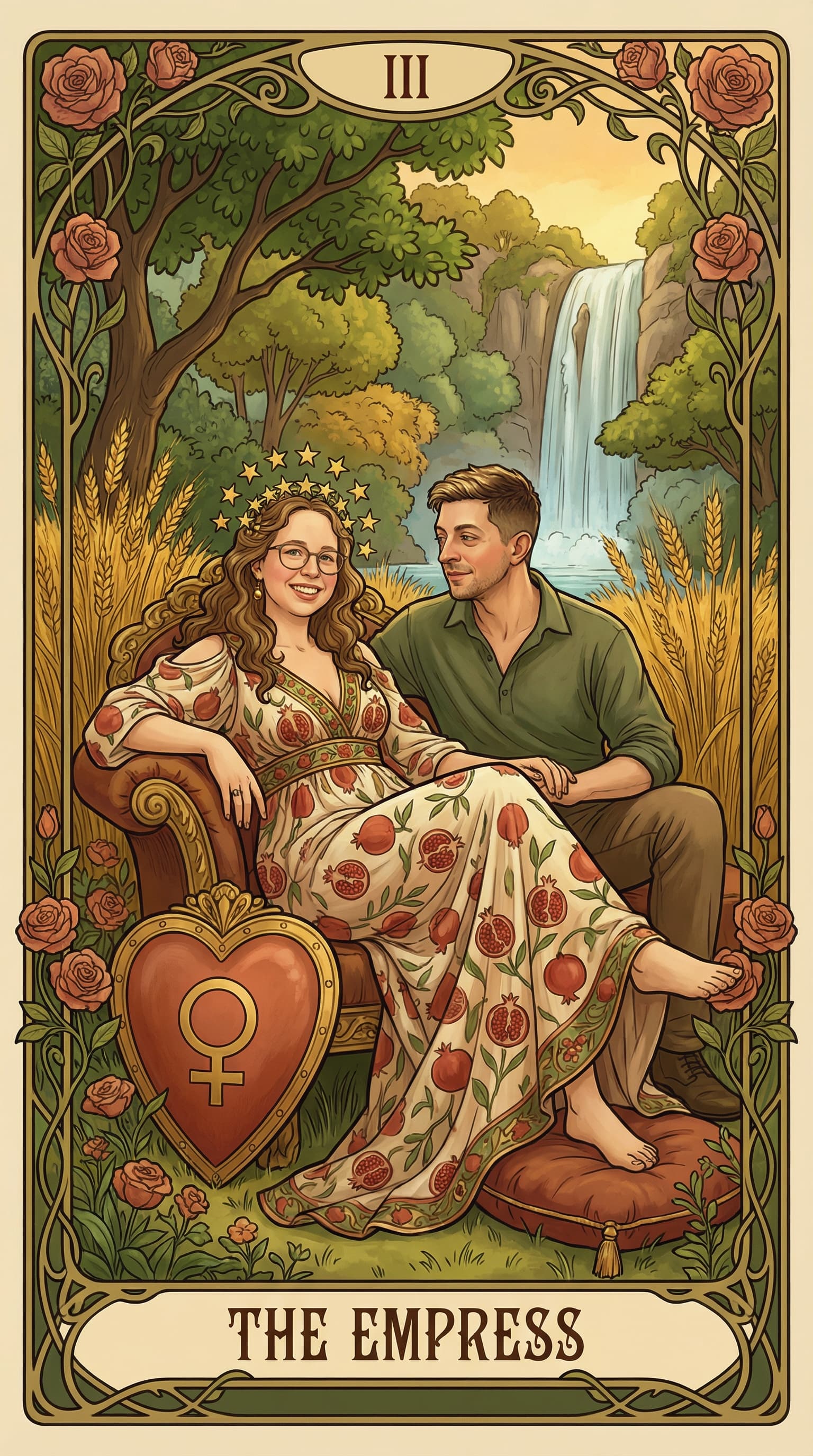Tarot kochanków example 1