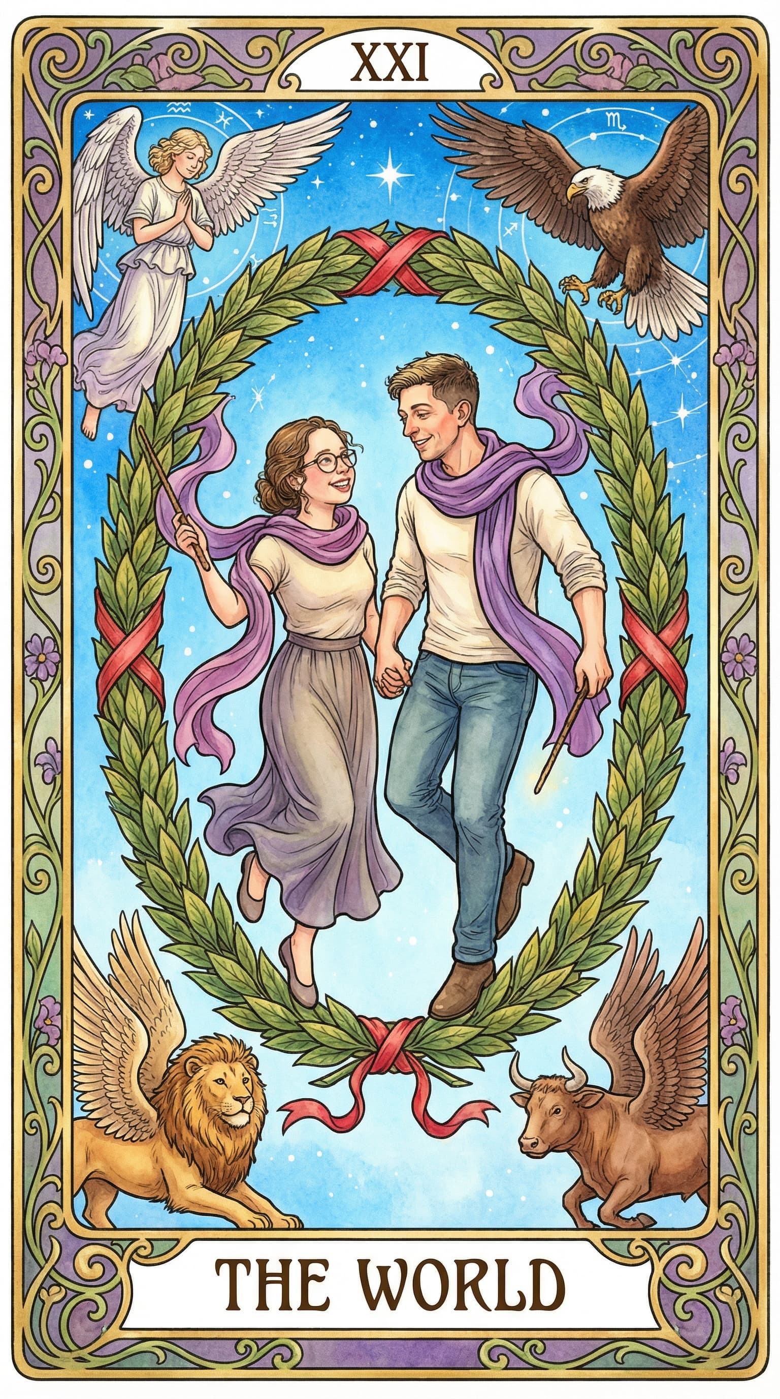 Elskende Tarot example 2