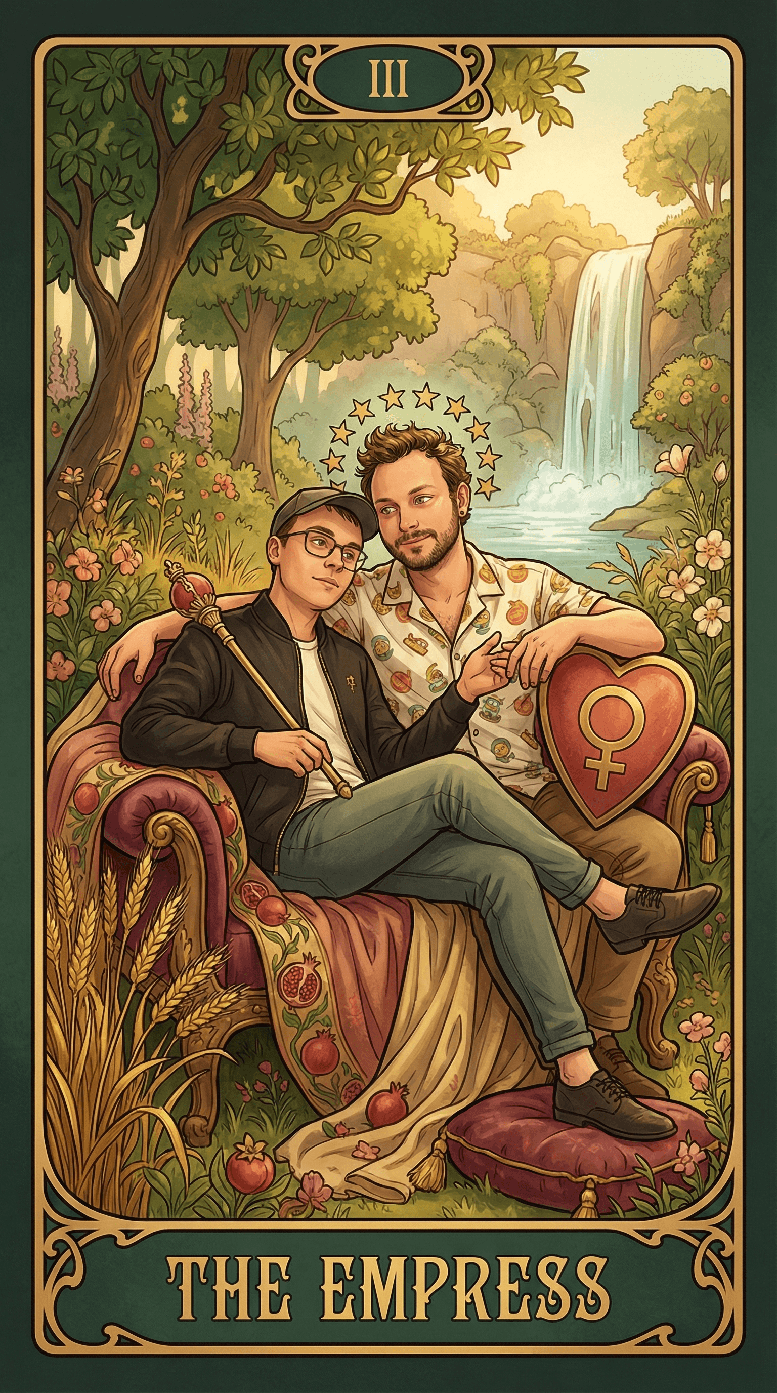 Lovers Tarot example 2