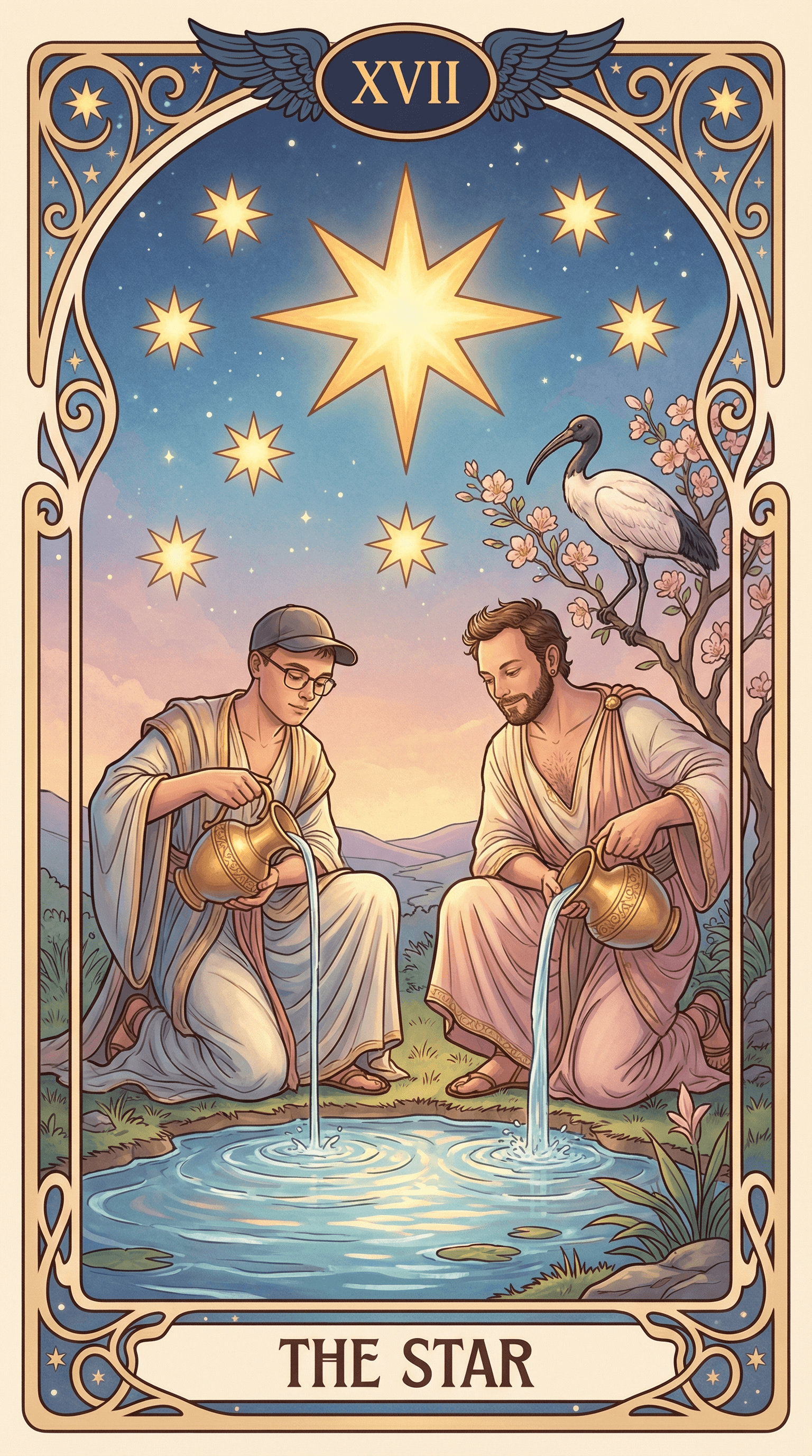 Tarot kochanków example 3