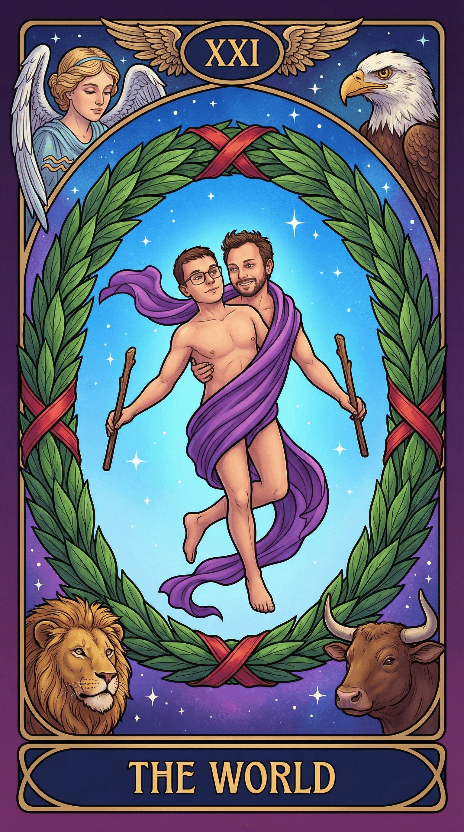 Lovers Tarot example 1